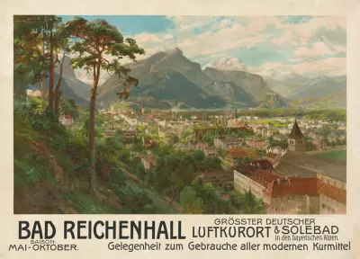 Bad Reichenhall Groster Deutscher Luftkurort Solebad In Den Bayerischen Alpen