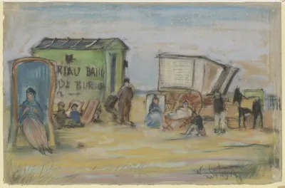 Badekarren In Katwijk