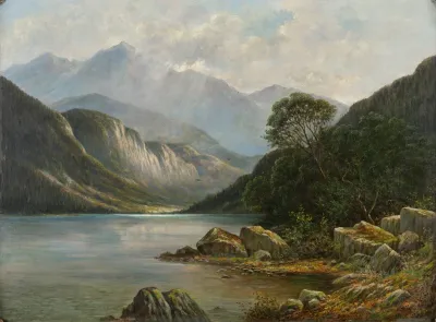 Badersee Mit Wetterstein