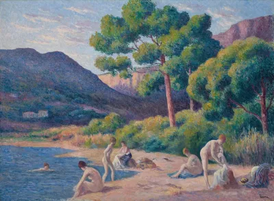 Baigneurs A Saint Tropez