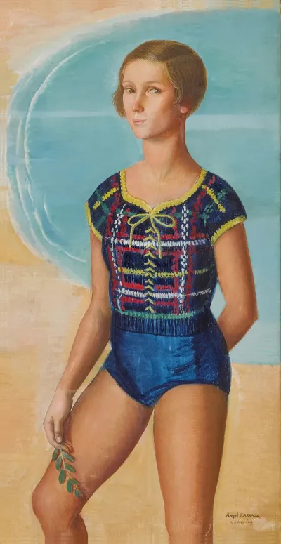 Baigneuse Cote Demeraude Portrait Of Martine Abraham 2