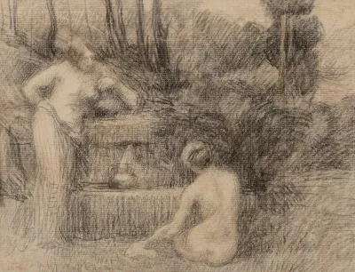 Baigneuses A La Fontaine