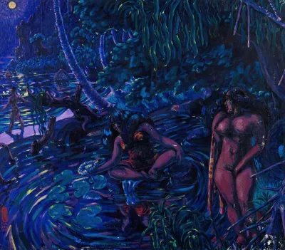 Baigneuses Au Clair De Lune