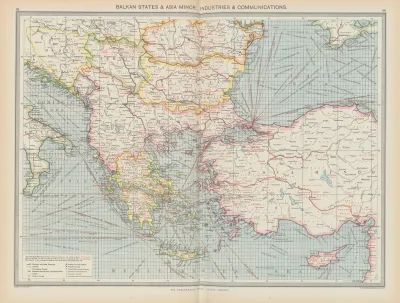 Balkan States And Asia Minor Industries And Communications
