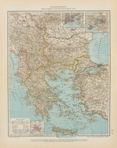 Balkanhalbinsel Albanien Bulgarien Griechenland Und Europaische Turkei