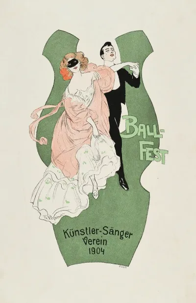 Ball Fest Kunstler Sanger Verein 1904