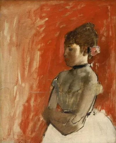 Ballet Dancer With Arms Crossed