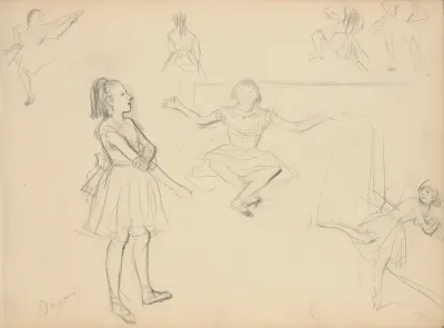 Ballet Dancers Rehearsing 2