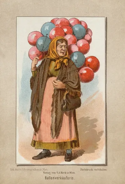 Ballonverkauferin