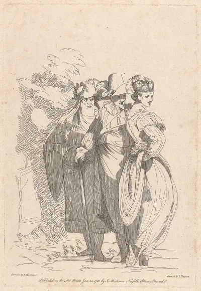 Bandit With Old Man And Young Woman