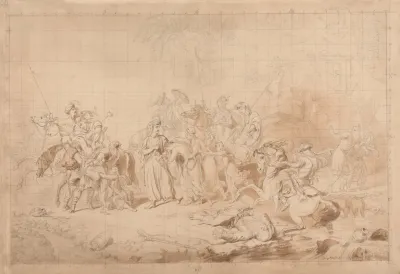 Banditti Of Kurdistan Assisting Georgians In Surprising And Carrying Off Circassian Women