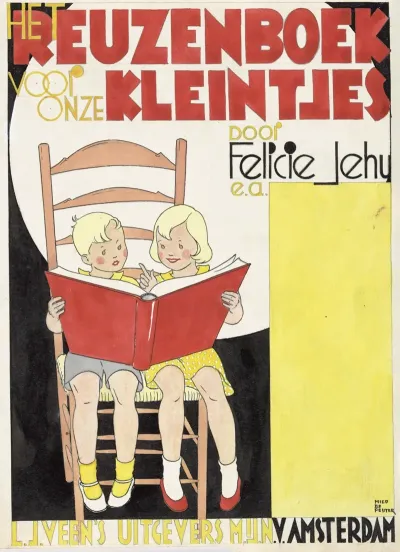 Bandontwerp Voor Felicie Jehu E A Het Reuzenboek Voor Onze Kleintjes 1937