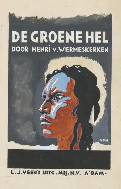 Bandontwerp Voor Henri Van Wermeskerken De Groene Hel Het Blanke Mysterie Van De Matto Grosso 2