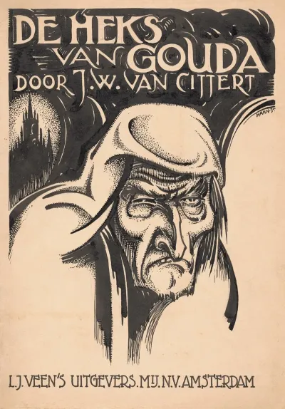 Bandontwerp Voor J W Van Cittert De Heks Van Gouda Dieuwer Jonkvrouwe Van Vlist De Heks Van Der Goude