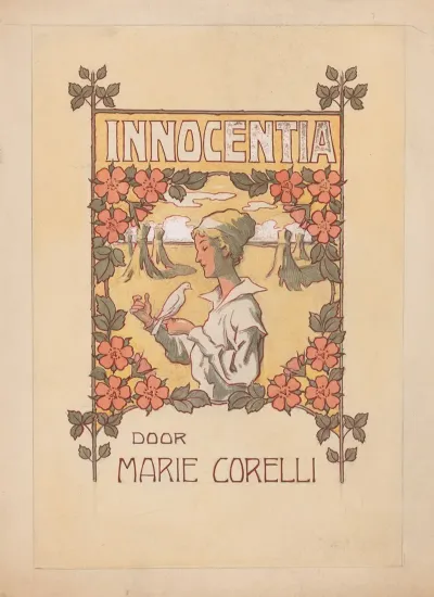 Bandontwerp Voor Marie Corelli Innocentia Droomleven En Werkelijkheid Innocence