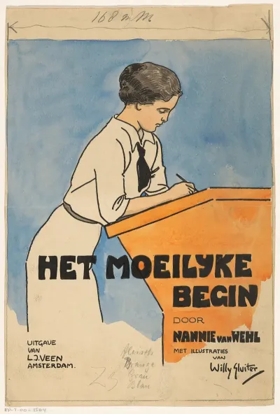 Bandontwerp Voor Nannie Van Wehl Het Moeilijke Begin 1915