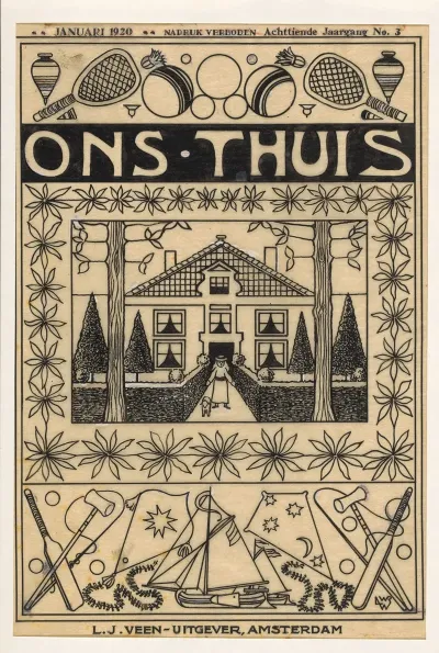 Bandontwerp Voor Ons Thuis Jaargang 18 No 3 Januari 1920