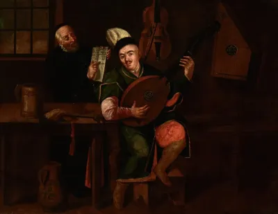 Bandura Player With A Jew