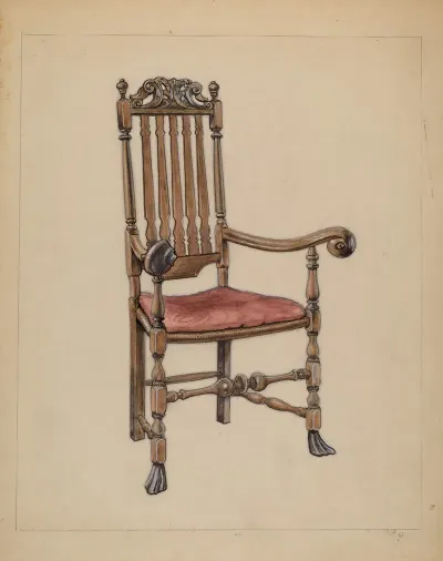 Banister Back Armchair
