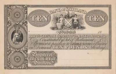 Bank Of Scotland Ten Pound Note