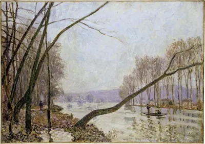 Bank Of The Seine In Autumn