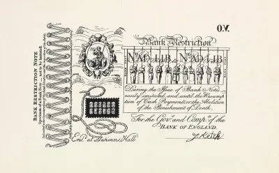 Bank Restriction Note