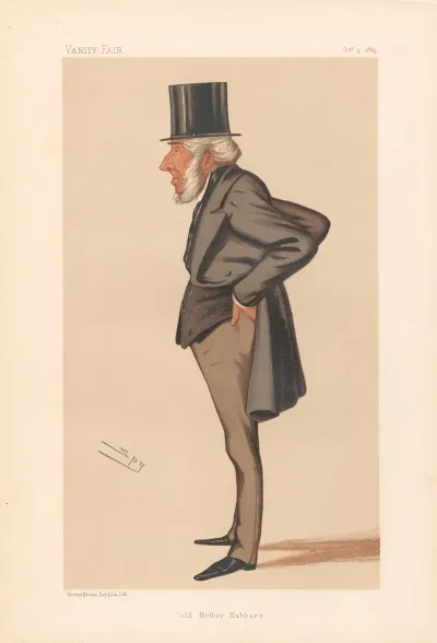 Bankers And Financiers Old Mother Hubbard The Rt Hon John Jellibrand Hubbard 4 October 1884