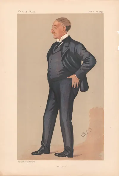 Bankers And Financiers The Cape Hon Cecil Rhodes 28 March 1891