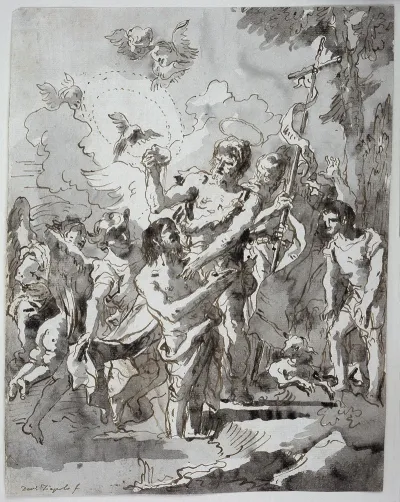 Baptism Of Christ In The Jordan