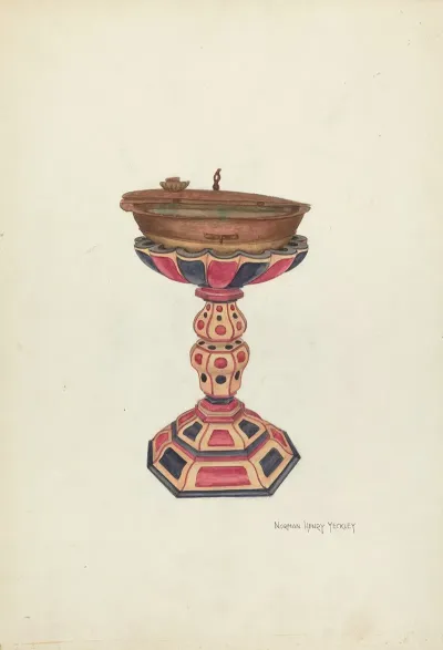 Baptismal Font And Stand 2