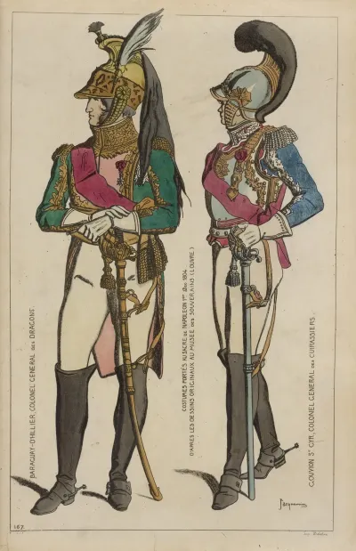 Baraguay Dhillier Colonel General Des Dragons Costumes Portes Au Sacre De Napoleon 1er Dec 1804