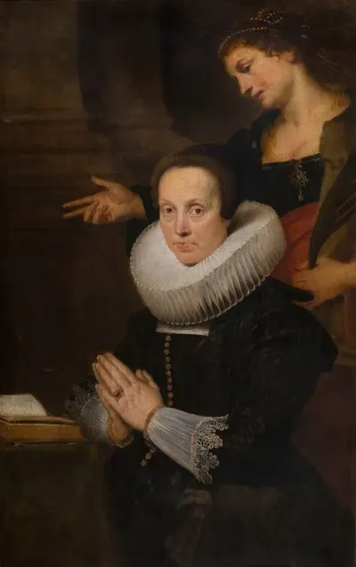 Barbara Kegeleers And Saint Barbara