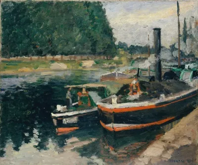 Barges At Pontoise