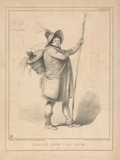 Barnaby Rudge And His Raven