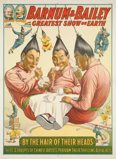 Barnum Bailey Greatest Show On Earth By The Hair Of Their Heads