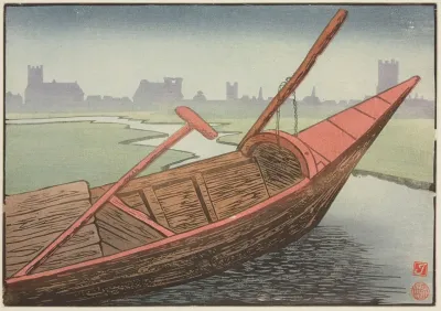 Barque Dans Les Marais De Saint Omer