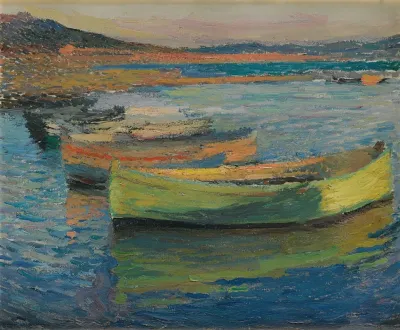 Barques Aux Environs De Collioure