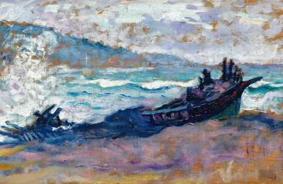 Barques Sur La Plage