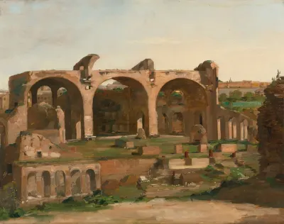 Basilica Of Constantine In The Roman Forum