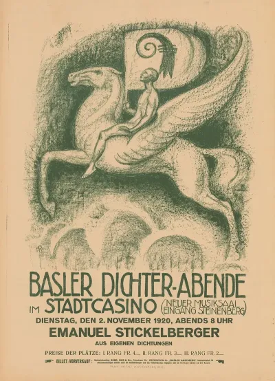 Basler Dichter Abende Im Stadtcasino Emanuel Stickelberger