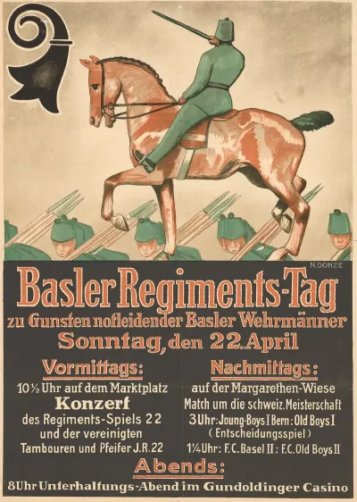 Basler Regiments Tag Zu Gunsten Notleidender Basler Wehrmanner