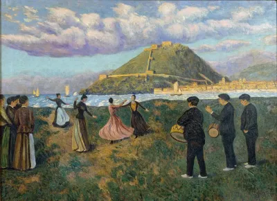 Basque Celebration Dance At El Antiguo San Sebastian