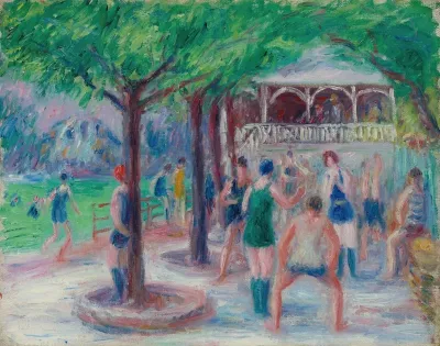 Bathers At Play Study 2