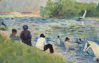 Bathers Study For Bathers At Asnieres