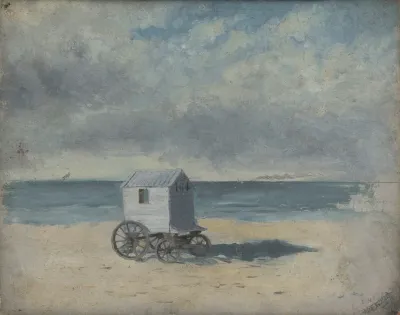 Bathing Hut On The Beach