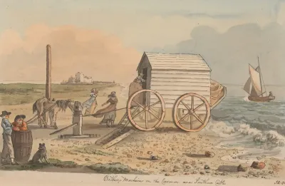 Bathing Machine On The Common Near Southsea Castle