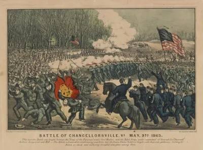 Battle Of Chancellorsville Va May 3rd 1863