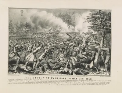 Battle Of Fair Oaks Va May 31st 1862