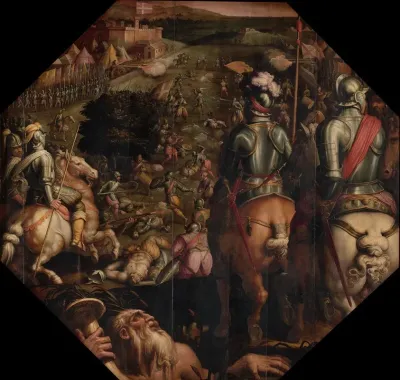 Battle Of Marciano In Val Di Chiana