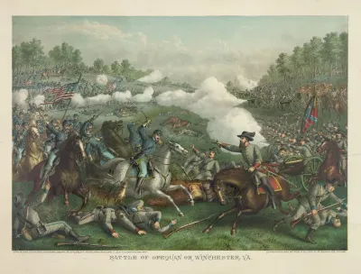 Battle Of Opequan Or Winchester Va Sept 19 1864